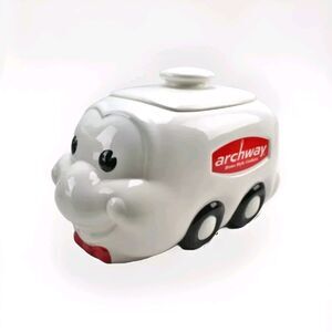 Archway Home Style Cookies Smiling Delivery Van Truck Advertising Cookie Jar